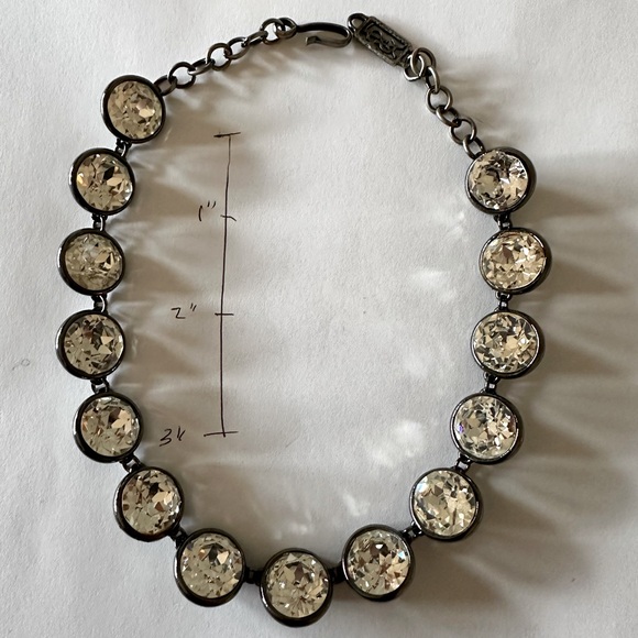 YSL Riviere Large Vintage Crystal Rhinestone Necklace - Picture 1 of 1